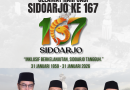 PIMPINAN DAN ANGGOTA DPRD KABUPATEN SIDOARJO MENGUCAPKAN SELAMAT HARI JADI SIDOARJO KE 167 TAHUN