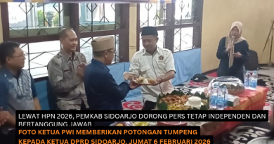 Lewat HPN 2026, Pemkab Sidoarjo Dorong Pers Tetap Independen dan Bertanggung Jawab
