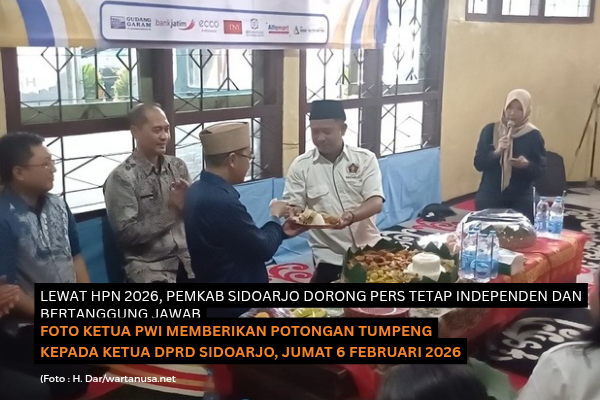 Lewat HPN 2026, Pemkab Sidoarjo Dorong Pers Tetap Independen dan Bertanggung Jawab
